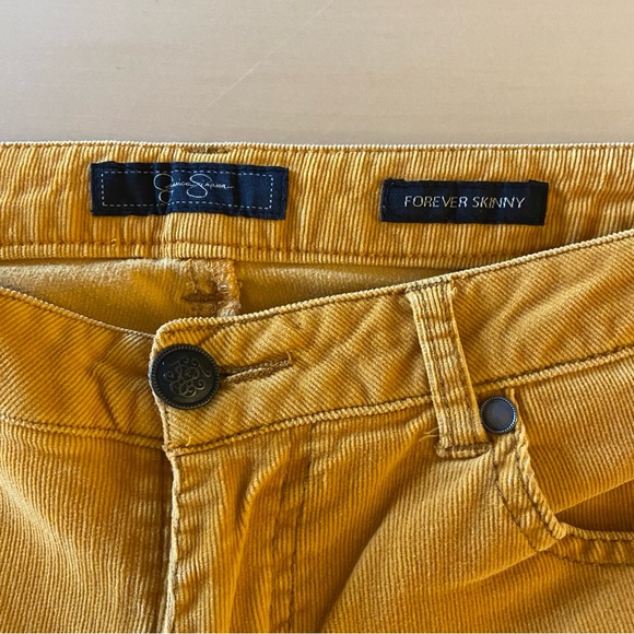 JESSICA SIMPSON cords. Golden yellow. Size 30. Circa 2000s. 98% cotton. - Picture 2 of 11